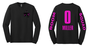 PINKTOBER Boom Squad Drip On Sleeves Long Sleeve Shirt