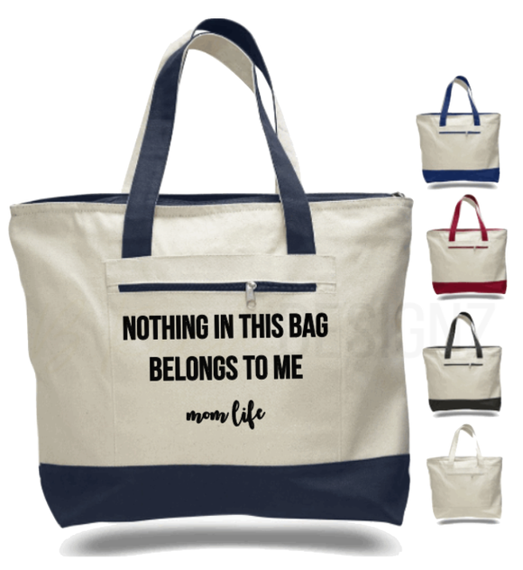 Mom Life Tote Bags