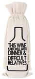 Canvas Wine Bags