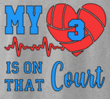 My Heart Is On That Court (Various Shirt Styles)